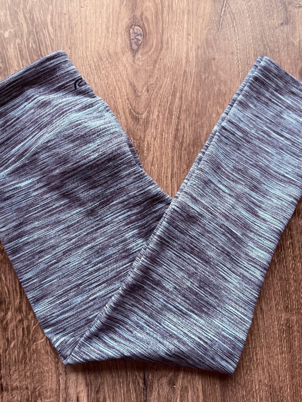 Road Runner Sports Blue Heathered Ankle Leggings Medium